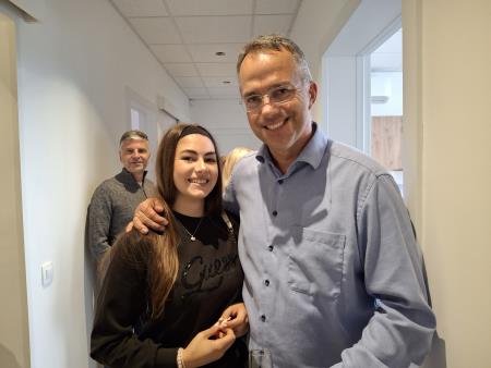 Slovesne otvoritve se je udeležila tudi hčerka Matije Kranjca  